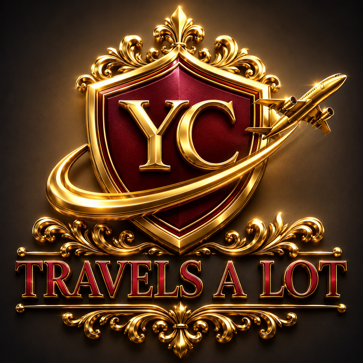 Y.C. Travels A Lot Logo